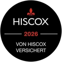 Siegel: Von Hiscox versichert 2026